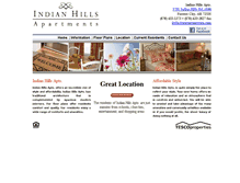 Tablet Screenshot of indianhillsar.com